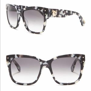🤍🖤Black & White Tortoise Moschino Sunglasses!